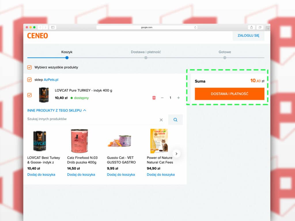Покупки с Ceneo.pl: как зарегистрировать, как покупать, оплата и доставка.