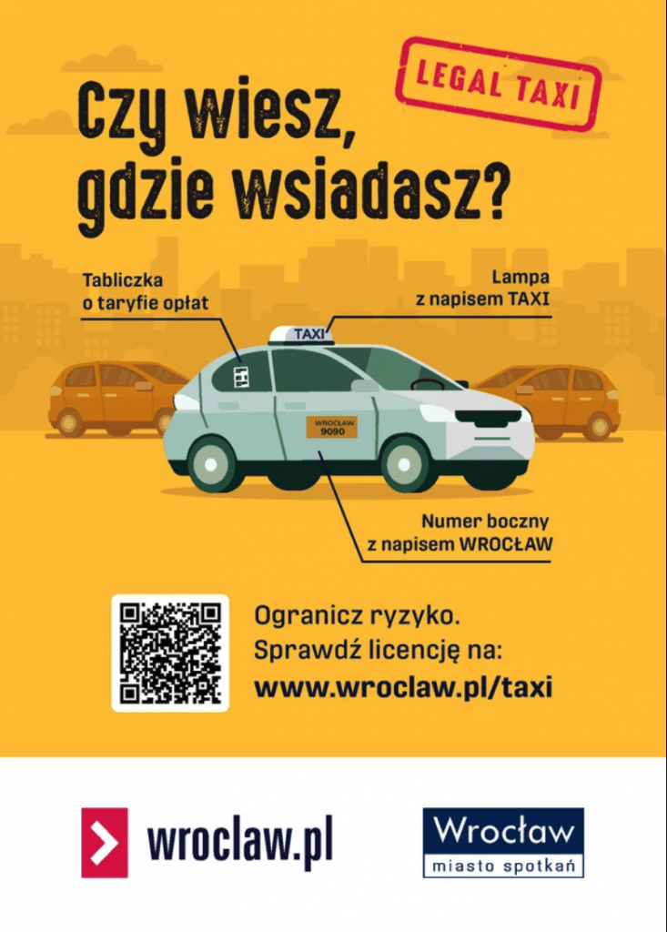 Во Вроцлаве началась кампания «Легальное такси»