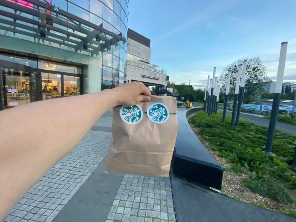 Забрал заказ из Starbucks